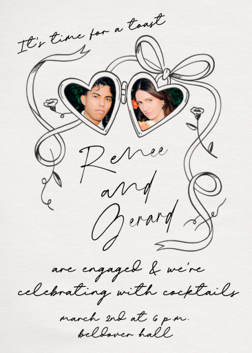 Locket Photo - Engagement Party Invitation by Paperless Post