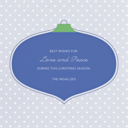 Ornament Wishes - Holiday Card by Paperless Post - Back