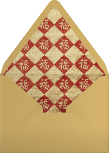 New Year Fish - Paperless Post Envelope