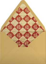 New Year Fish - Paperless Post Envelope