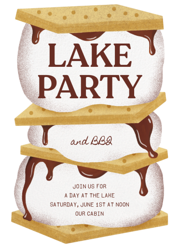 Charred S'more - Summer Party Invitation by Paperless Post