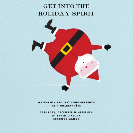 Cartwheelin’ Clause - Invitation by Paperless Post