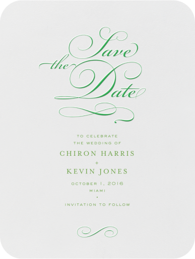 From This Day Forward (Save The Date) by Crane & Co.