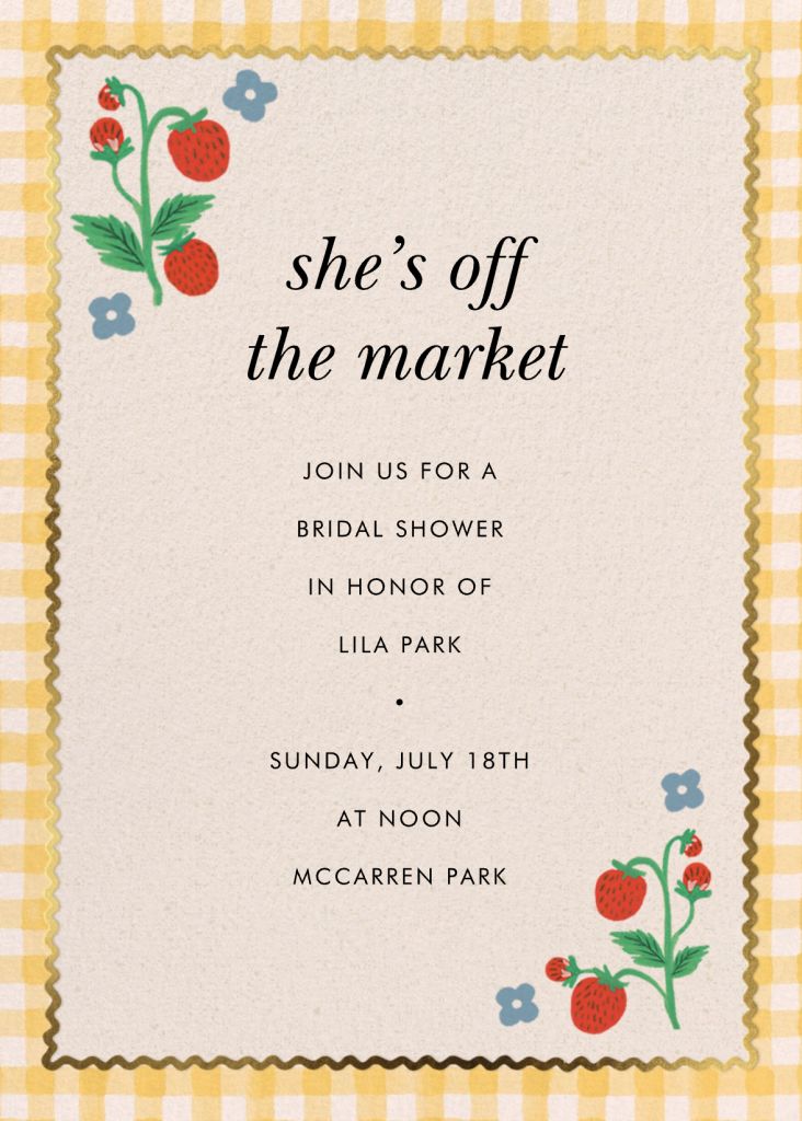 Country Farm Invitation