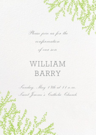 Forsythia Golden Corners - Confirmation Invitation by Paperless Post