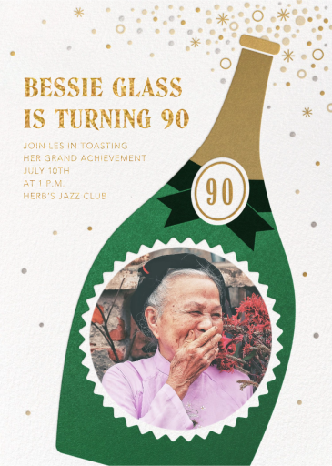 Bottle Model - Birthday Invitation by Paperless Post