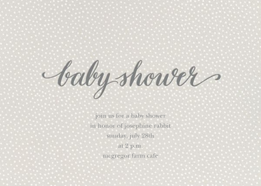Baby Flurry - Baby Shower Invitation by Sugar Paper