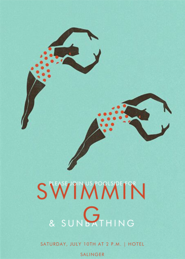 Bathing Beauties - Summer Party Invitation by Paperless Post