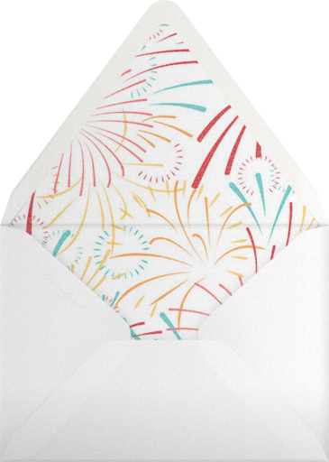 Skybursts - Paperless Post Envelope