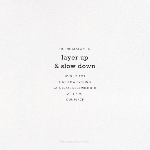 Mr. Snowman - Invitation by Paperless Post - Back