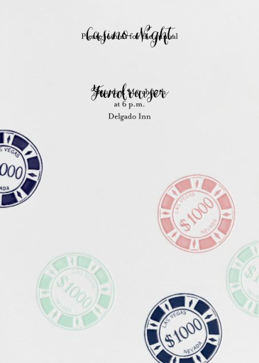 Vegas Bachelor Party - Fundraiser Invitation by Paperless Post