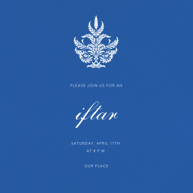 Lapis Lazuli by Paperless Post