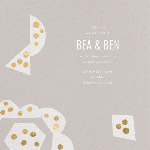 Ardent - Anniversary Invitation by Kelly Wearstler