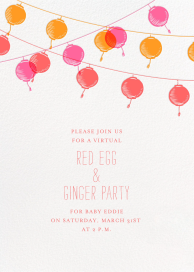 Golden String Lanterns by Paperless Post