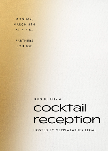 Color Melt - Dining & Drinks Invitation by Paperless Post