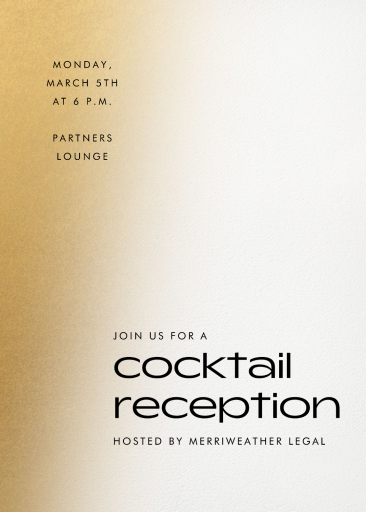 Color Melt - Corporate Reception Invitation by Paperless Post