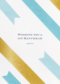 Wrapped Up Wishes (Hanukkah) - Hanukkah Card by kate spade new york