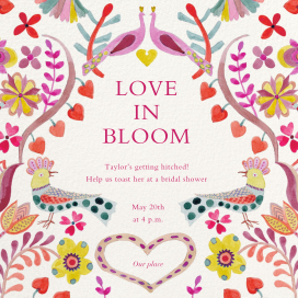 Lovebird Garden - Wedding Invitation by Liberty