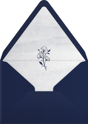 Botanical Pressed Wildflower - Paperless Post Envelope