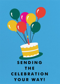 Floating Cake - Birthday Invitation by Cheree Berry Paper & Design