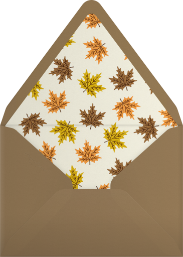Fall Sprawl - Paperless Post Envelope