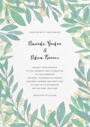 Laurelwood - Wedding Invitation by Paperless Post