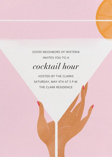 Extra Dry - Cocktail Party Invitation by Paperless Post