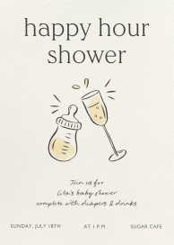Baby Toast - Baby Shower Invitation by Paperless Post