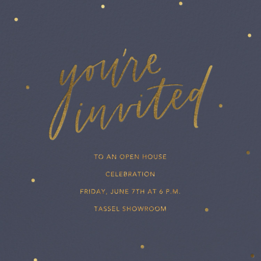 Mini Marks - Shopping Event Invitation by Sugar Paper