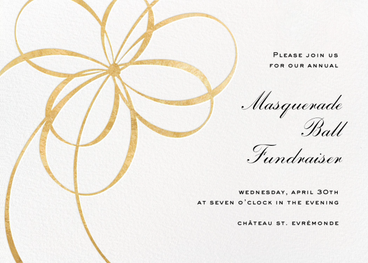 Belle Boulevard Invite - Fundraiser Invitation by kate spade new york