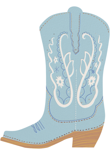 Western Boot - Birthday Invitation by Meri Meri