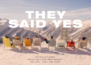 Ski Weekend - Bachelorette Party Invitation by Gray Malin