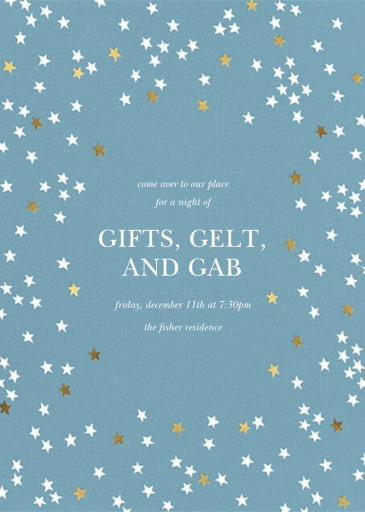Sky Glitter - Invitation by kate spade new york