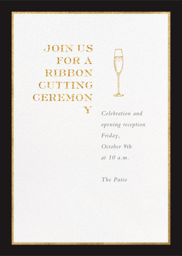 Oro (Tall) by Paperless Post