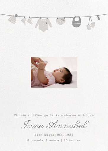 Onesie (Photo) by Paperless Post