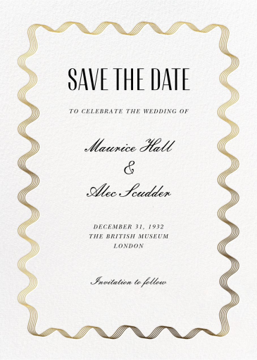 Sound Wave - Save the Date by Paperless Post