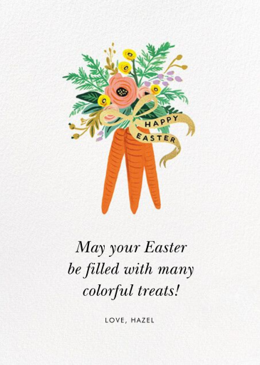 Carrot Bouquet Easter by Rifle Paper Co.