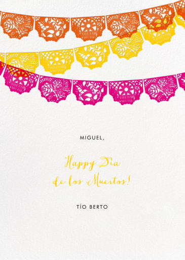 Tulum (Greeting) - Día de los Muertos Card by Paperless Post