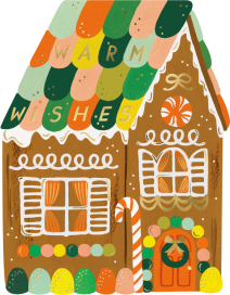 Gingerbread House - Holiday Card by Rifle Paper Co.
