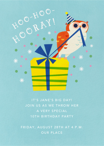 Owl Night Long by Paperless Post