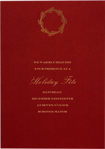 Crimson - BBQ Invitation by Paperless Post