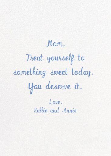 Cup of Joy - Mother's Day Card by Hello!Lucky - Back