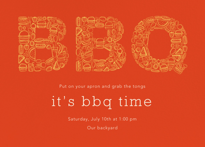 Tiny Barbecue - BBQ Invitation by Paperless Post