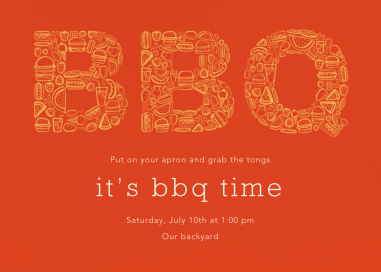 Tiny Barbecue by Paperless Post