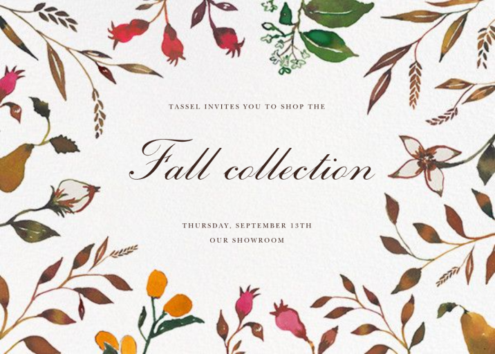 Harvest Market (Horizontal) - Business Event Invitation by Happy Menocal