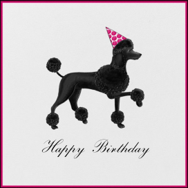 Poodle Birthday - Birthday Card by Paperless Post