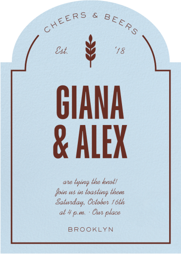 Cheers and Beers - Bridal Shower Invitation by Paperless Post