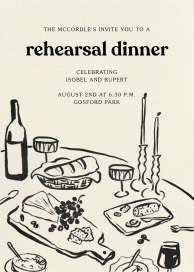 Aperitivo - Rehearsal Dinner Invitation by Paperless Post