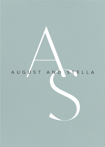 Gilded Monogram - Save the Date by Paperless Post