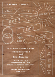 Chronology - Wedding Invitation by Paperless Post